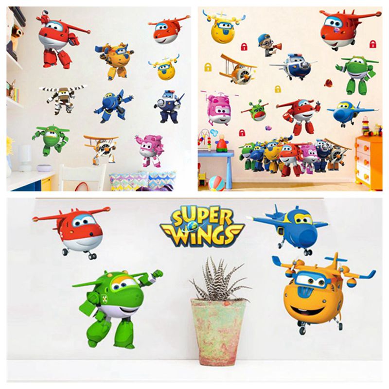 Baby Nursery Wallpaper - Kartun Laris Sayap Super Deformasi Robot