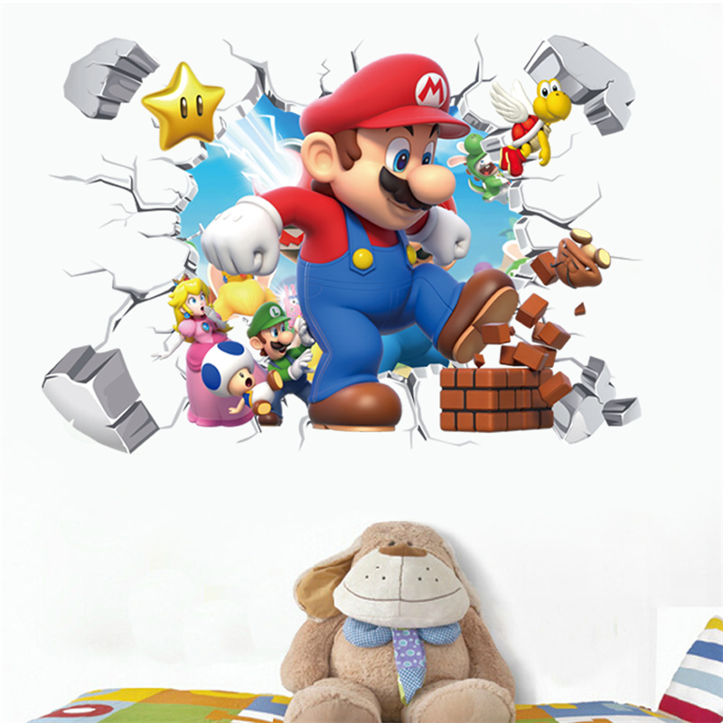 Baby Nursery Diy - Stiker Dinding Karakter Anime Kartun 3D