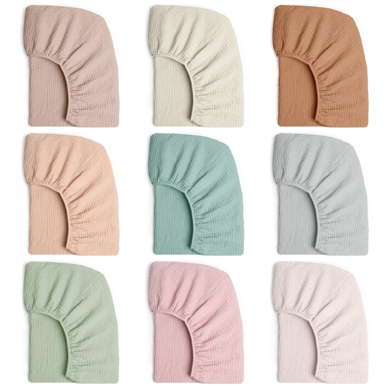 Baby Nursery Pillow - Sprei datar ayunan bayi, katun Muslin