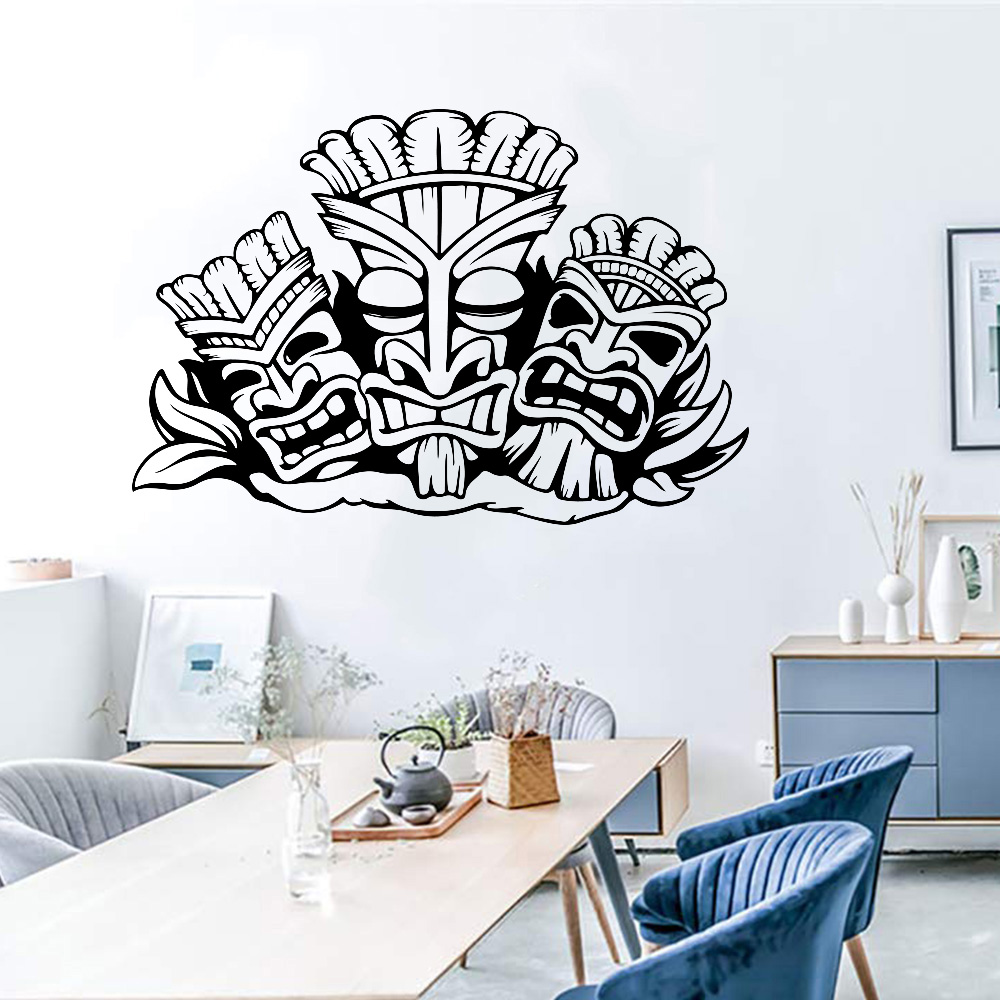 Baby Nursery Wallpaper - Stiker Dinding Totem Hawaii Aloha Hawaii