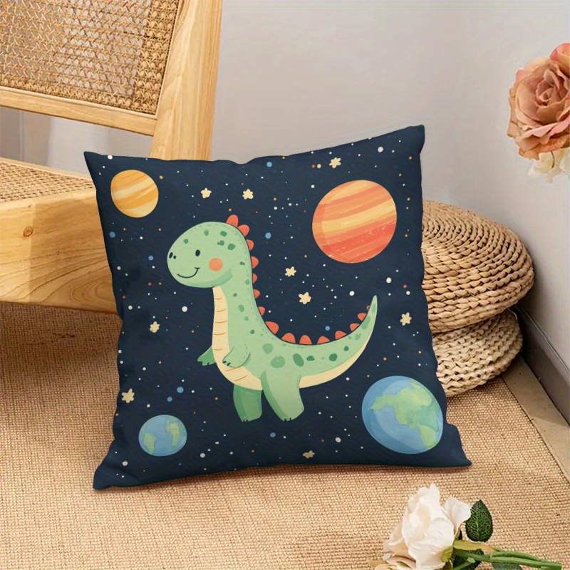 Baby Nursery Chair - Sarung Bantal Planet Luar Angkasa Dinosaurus