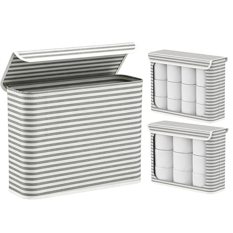 Storage Basket Fabric - 1 Buah Tempat Penyimpanan Tisu Toilet