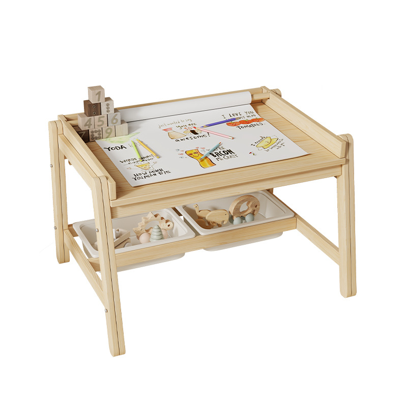 Baby Nursery Chair - Meja dan kursi kayu solid, meja