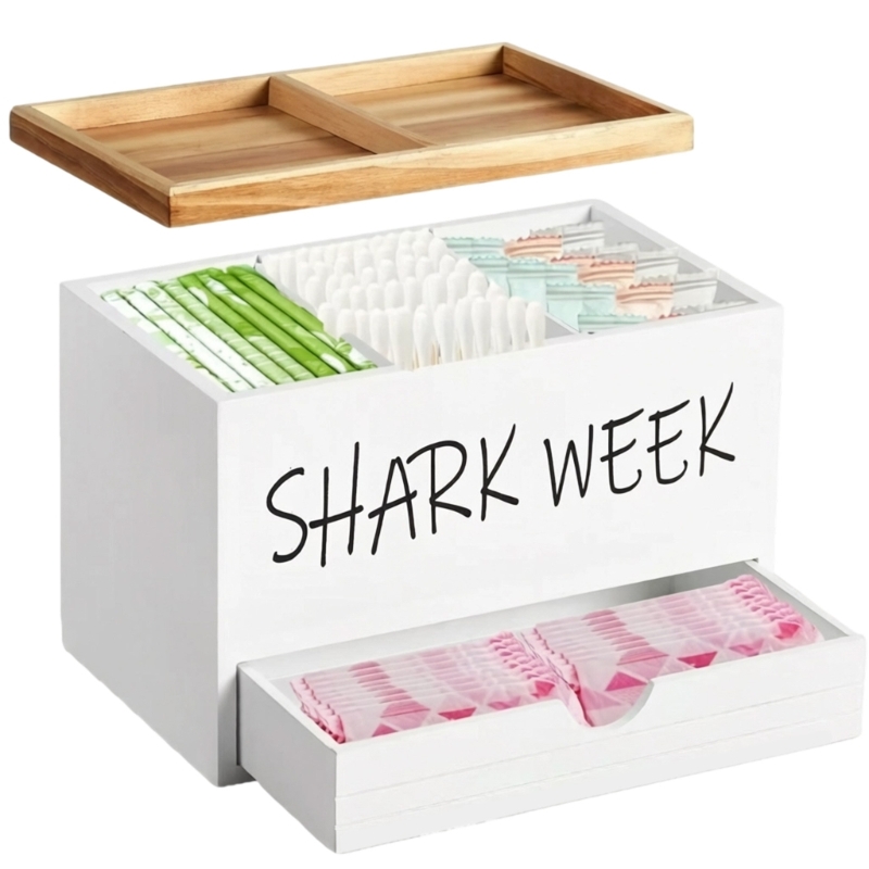 Drawer Dresser White - Kotak Penyimpanan Atas Meja Rias N5KC