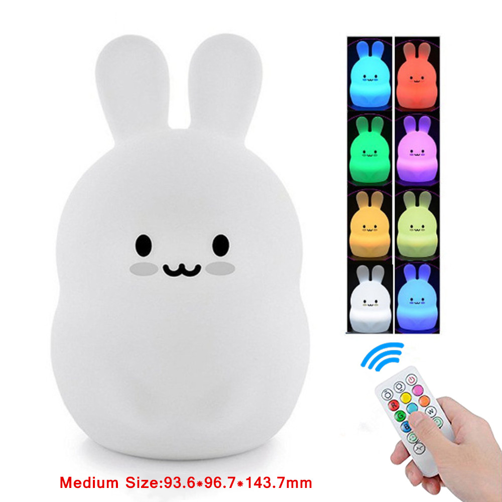 Baby Nursery Light - Lampu Sensor sentuh, cahaya malam Kelinci