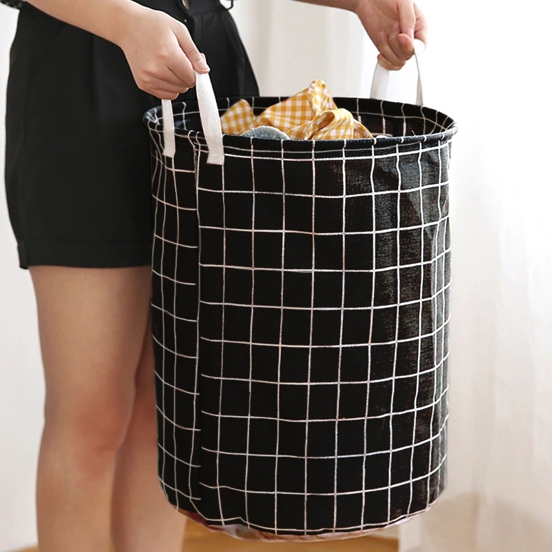 Storage Basket Fabric - Keranjang pakaian kotor kain besar rumah