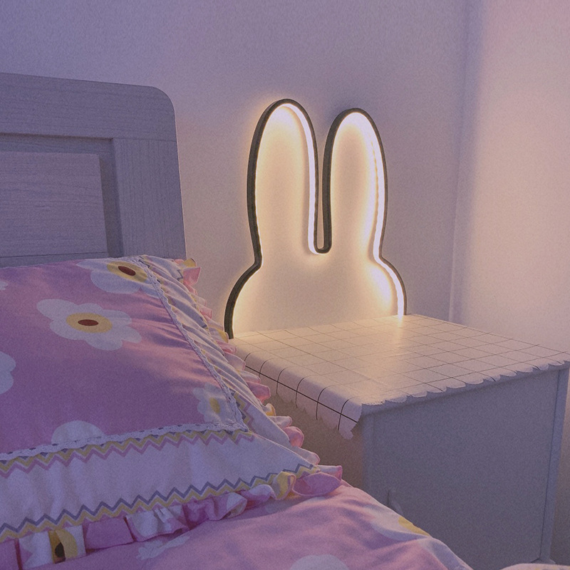 Baby Nursery Light - Lampu Dinding Kelinci Led Lucu Lampu
