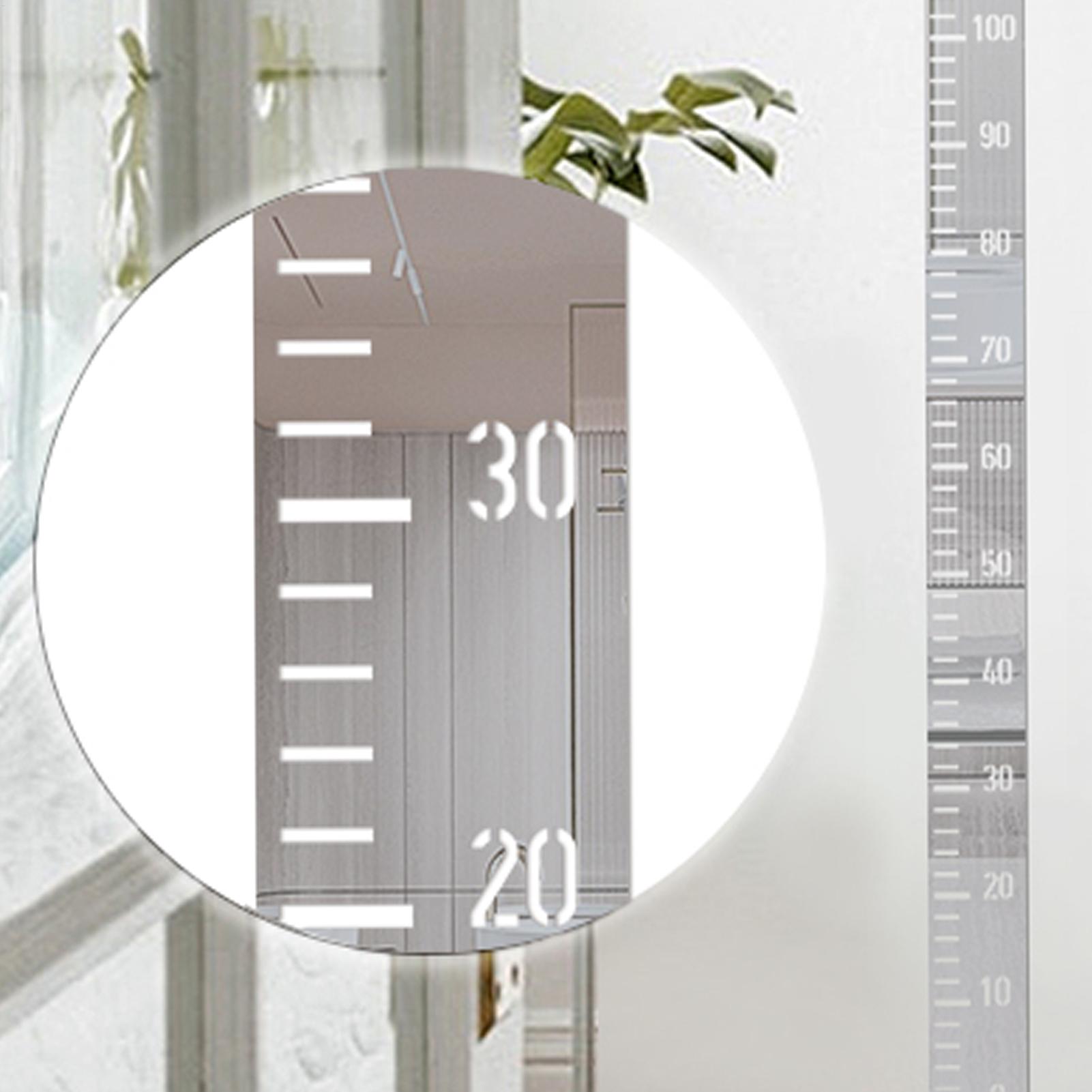 Growth Chart Ruler - Stiker Cermin Dinding Pengukur Tinggi Badan,