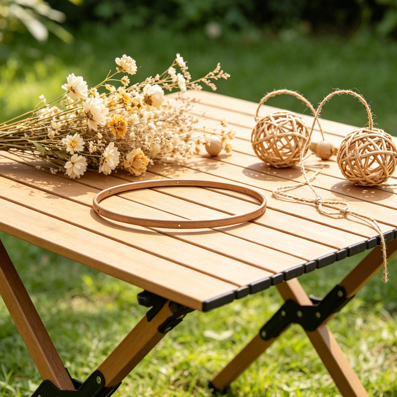 Baby Nursery Diy - 7.8 Cincin Bambu untuk Bingkai Mobile