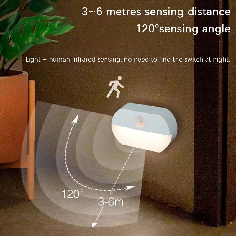 Baby Nursery Light - Lampu Malam LED Sensor Gerak Tubuh