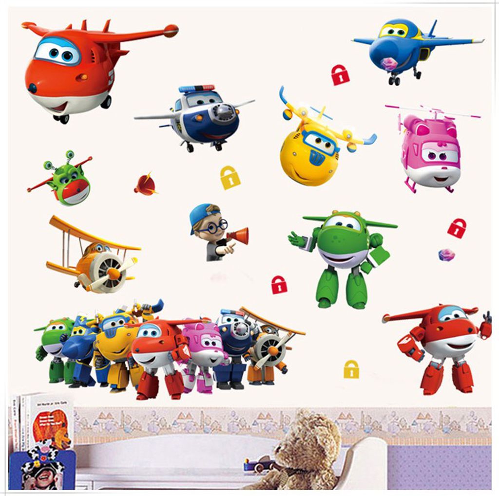 Kartun Laris Sayap Super Defor - Baby Nursery Wallpaper ulasan dan harga