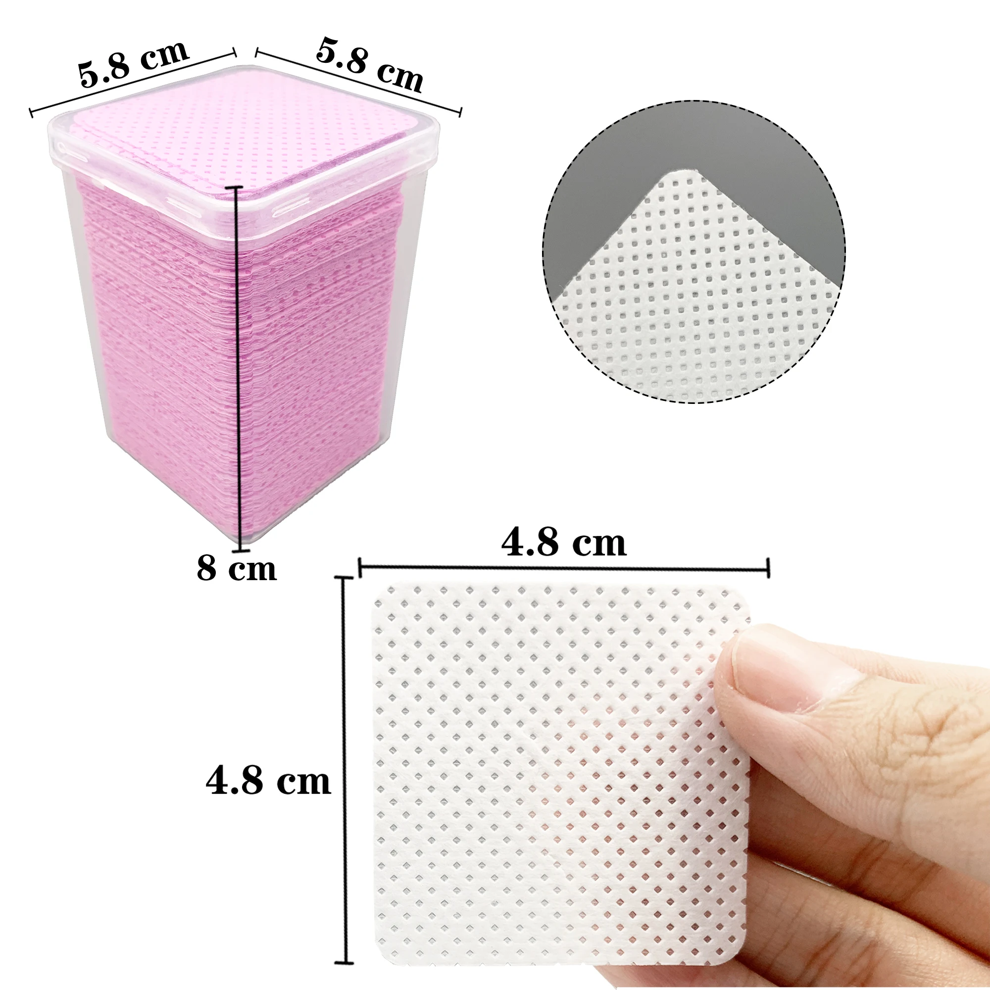 200 Buah/Boks Tisu Kuku Bebas  - Storage Basket Fabric ulasan dan harga