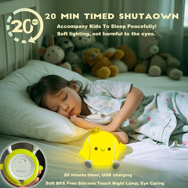 Lampu Tidur Silikon Bentuk Bol - Baby Nursery Light ulasan dan harga