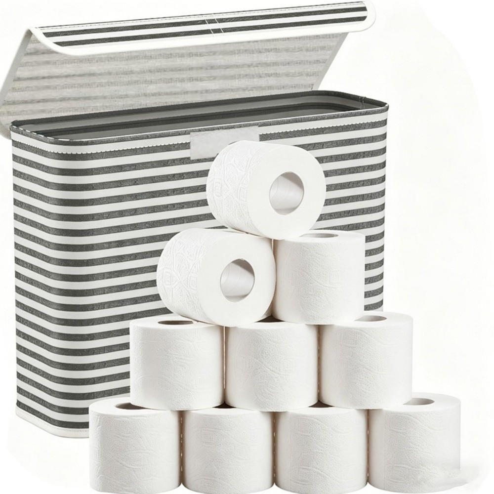 Wadah Tempat Tisu Toilet Lipat - Storage Basket Fabric ulasan dan harga