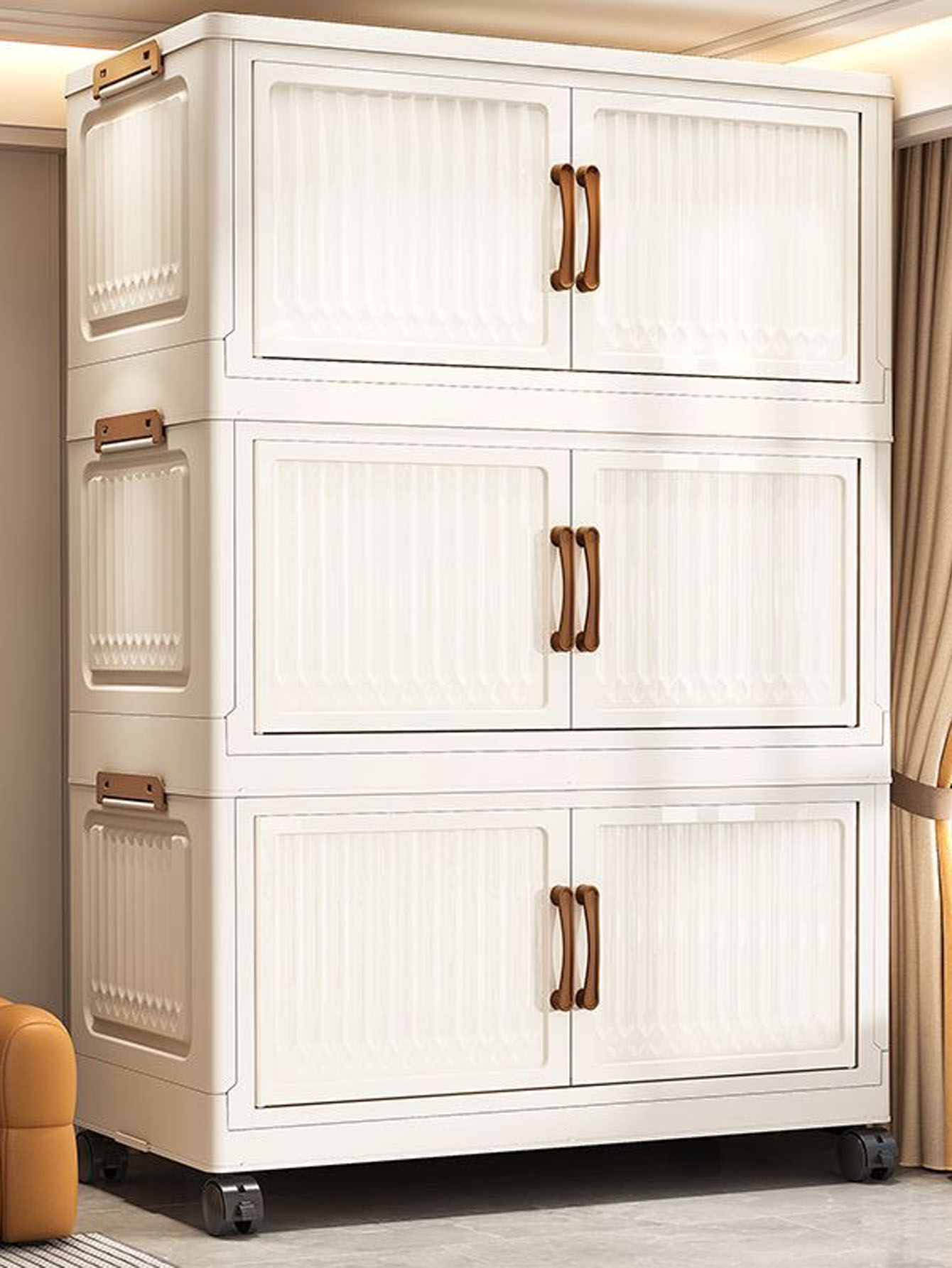 Lemari Penyimpanan Lipat Tebal - Closet Organizer Baby ulasan dan harga