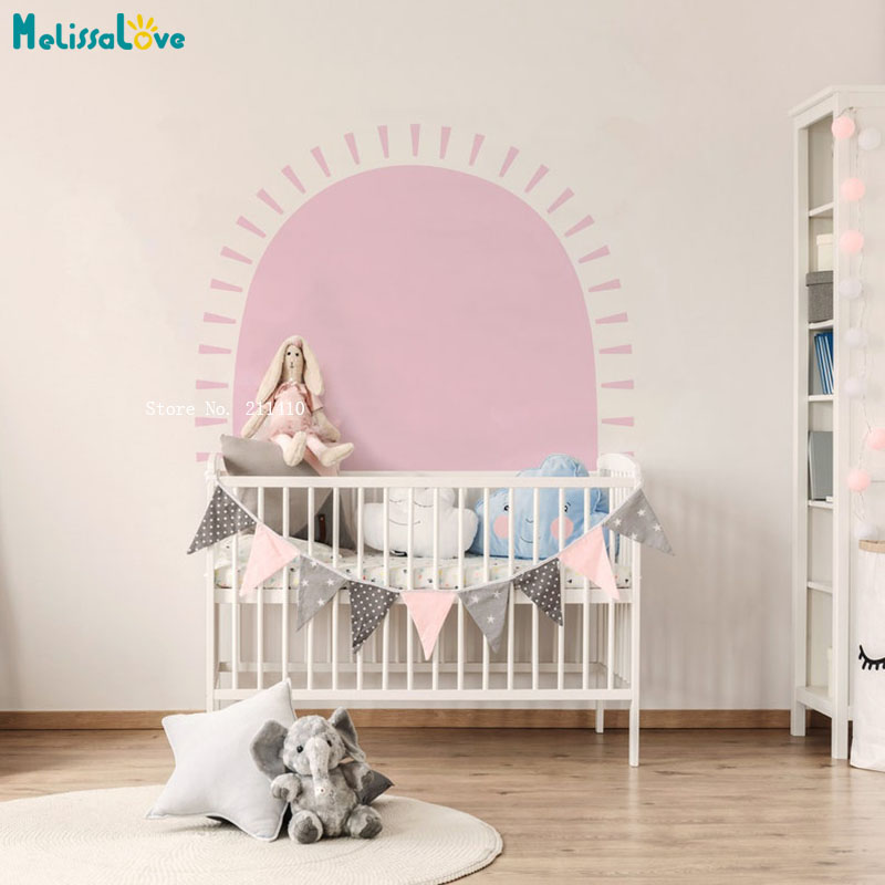 Stiker Dinding Boho Setengah M - Baby Nursery Wallpaper ulasan dan harga