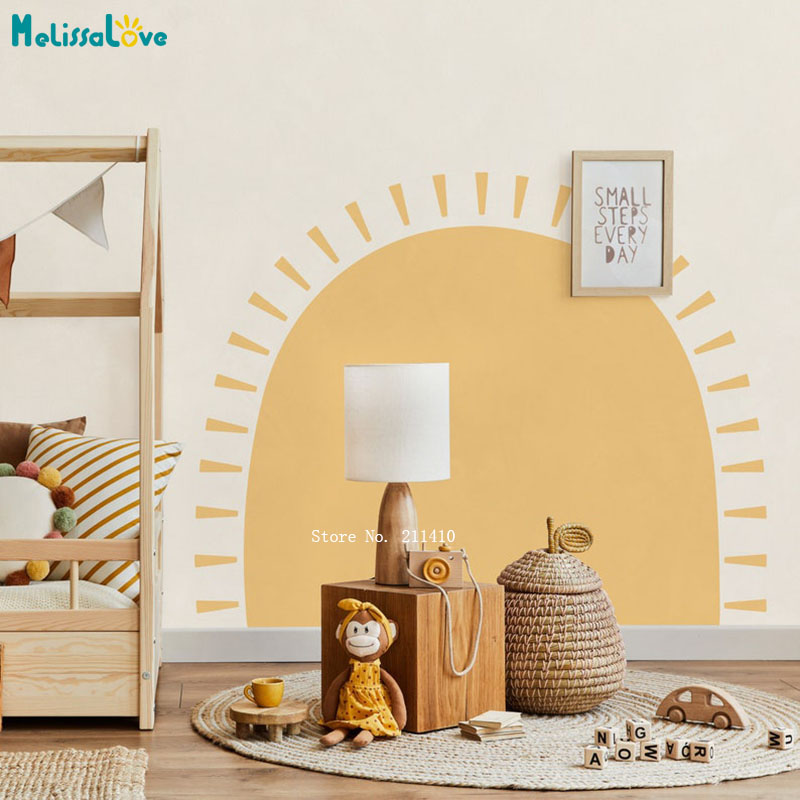 Stiker Dinding Boho Setengah M - Baby Nursery Wallpaper ulasan dan harga