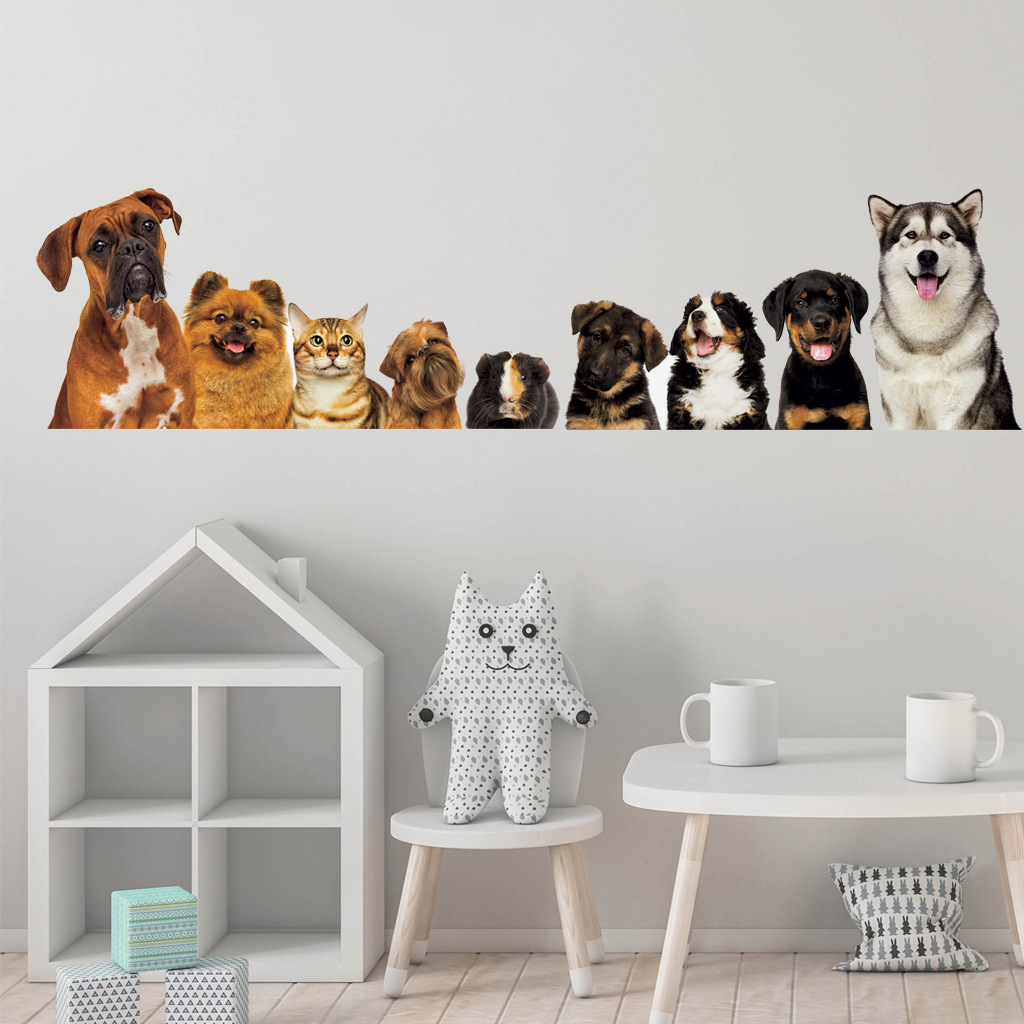 C30 #9 kucing lucu dan stiker  - Baby Nursery Wallpaper ulasan dan harga