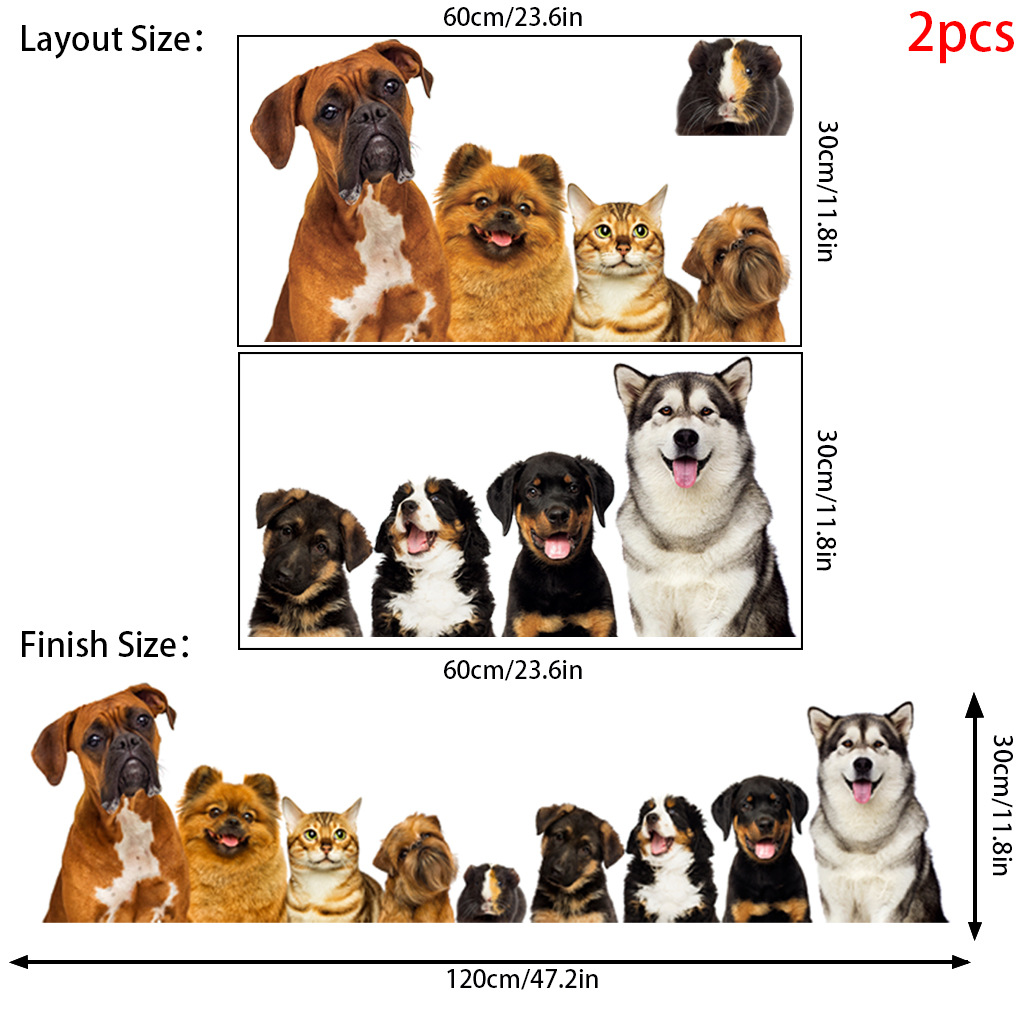 C30 #9 kucing lucu dan stiker  - Baby Nursery Wallpaper ulasan dan harga