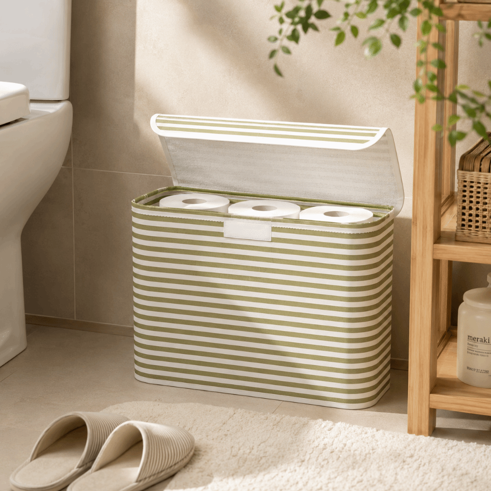 Tempat Tisu Toilet Lipat denga - Storage Basket Fabric ulasan dan harga