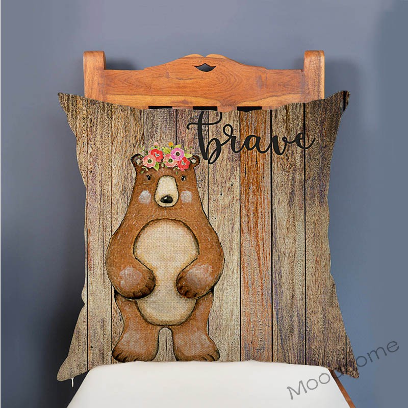Sarung Bantal Sofa Motif Hewan - Baby Nursery Chair ulasan dan harga