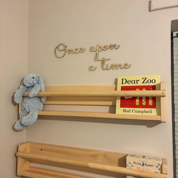 Papan Tanda Dinding Once Upon  - Baby Nursery Diy ulasan dan harga