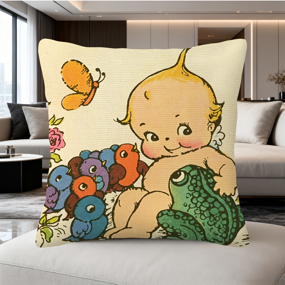 Sarung Bantal Dekorasi Kamar B - Baby Nursery Chair ulasan dan harga
