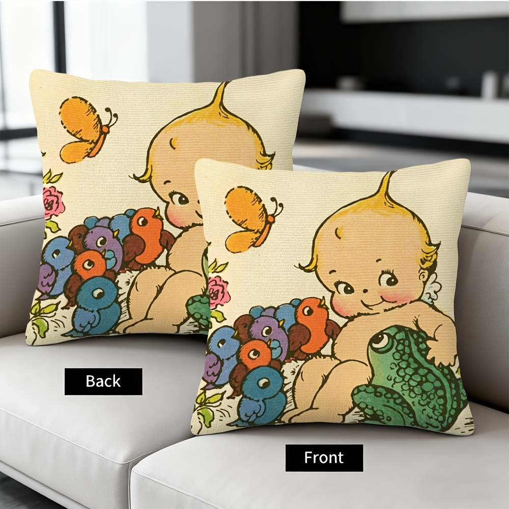 Sarung Bantal Dekorasi Kamar B - Baby Nursery Chair ulasan dan harga