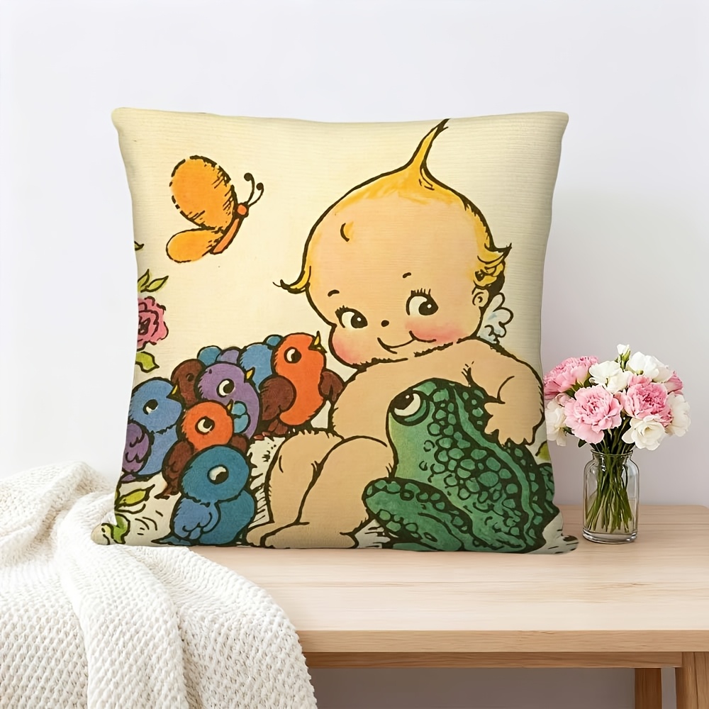 Sarung Bantal Dekorasi Kamar B - Baby Nursery Chair ulasan dan harga