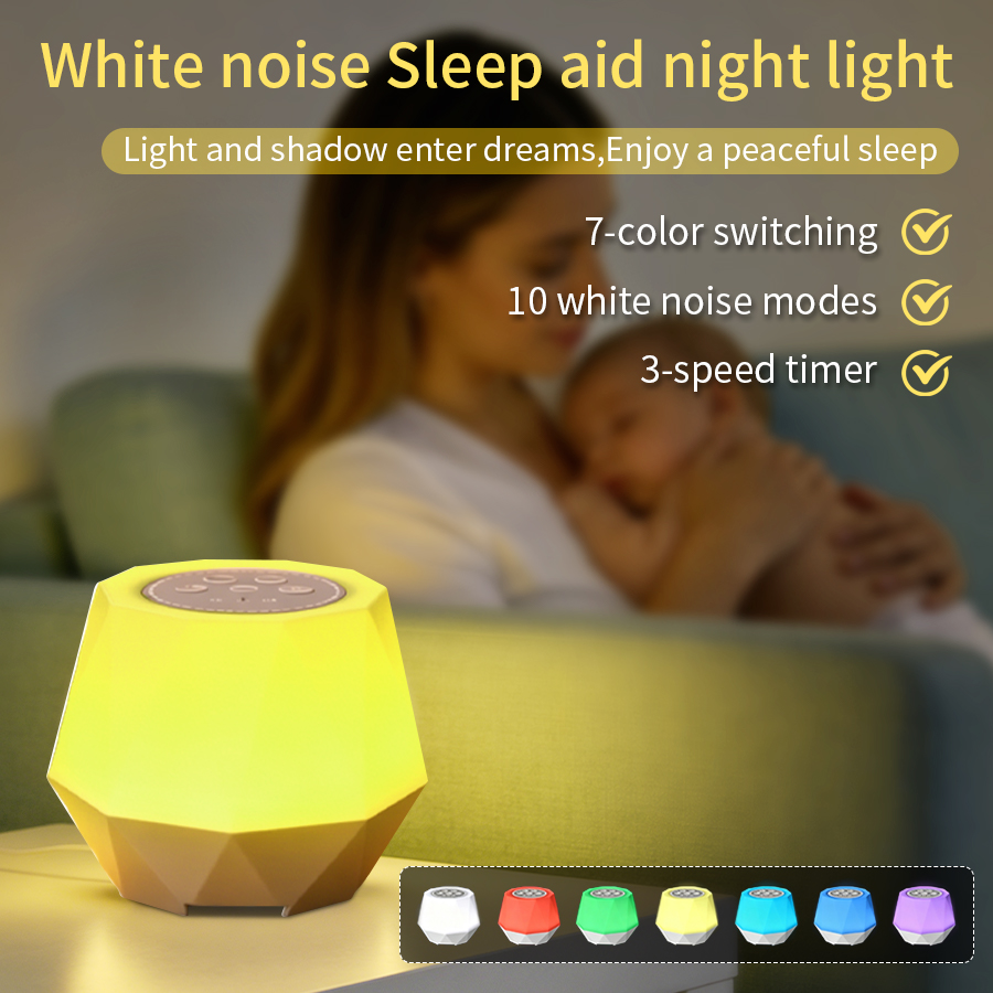 7 Warna Fungsi White Noise Lam - Baby Nursery Light ulasan dan harga