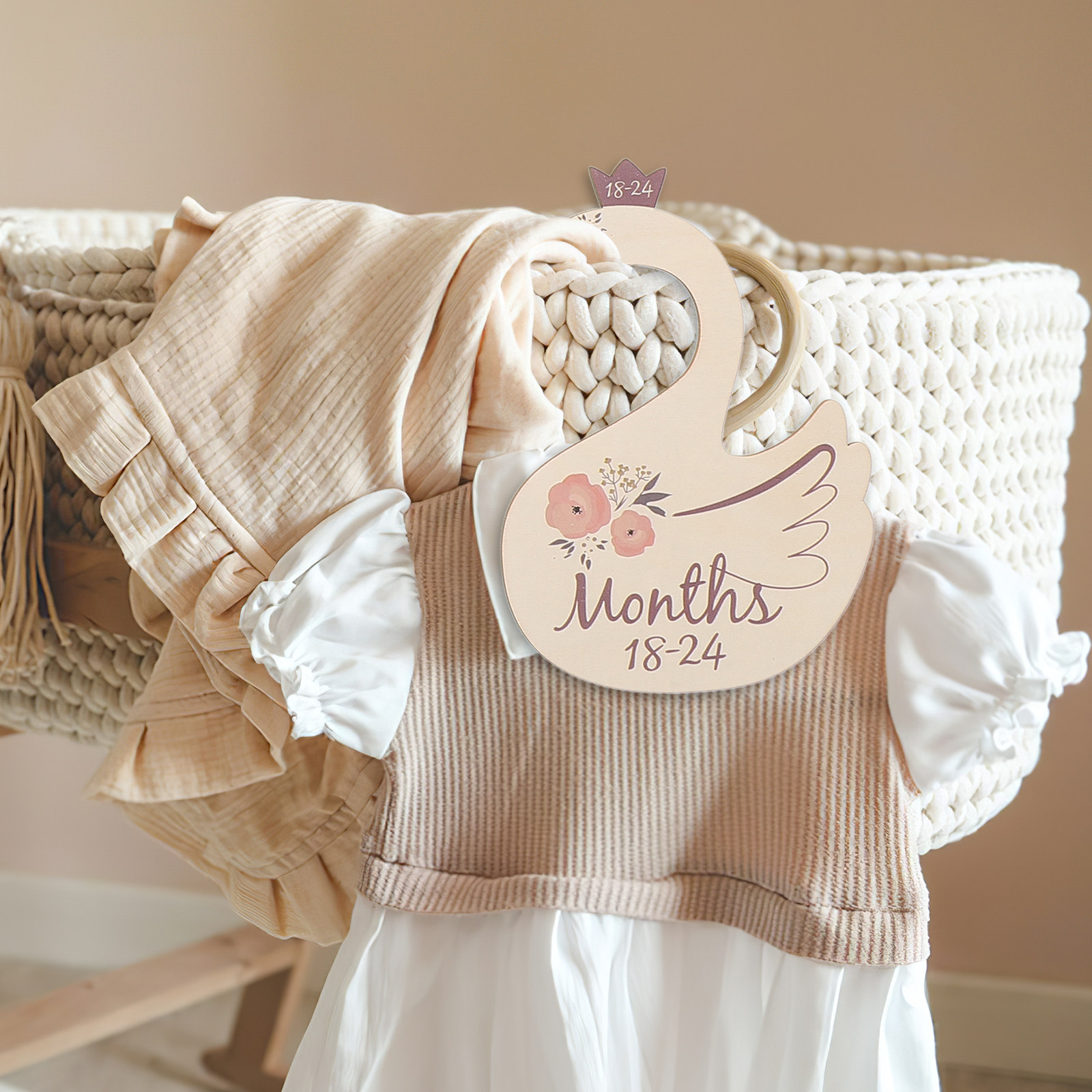 7Pcs Pembatas Lemari Kayu Bent - Closet Organizer Baby ulasan dan harga