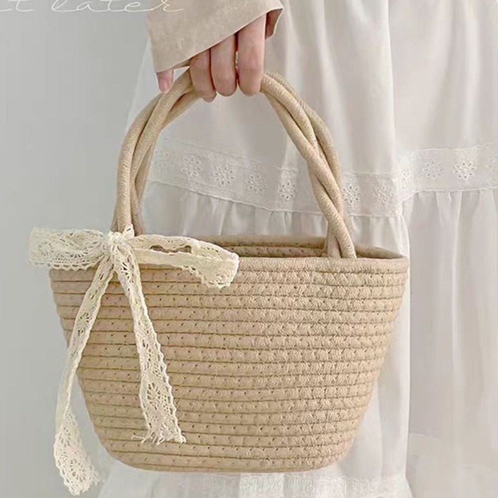 Tas Anyaman Benang Katun Modis - Storage Basket Fabric ulasan dan harga