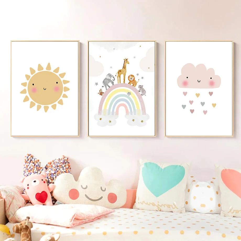 Jerapah Gajah Balon Udara Mata - Baby Nursery Accessories ulasan dan harga