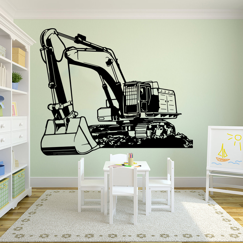 Peralatan Berat Besar Stiker D - Baby Nursery Wallpaper ulasan dan harga