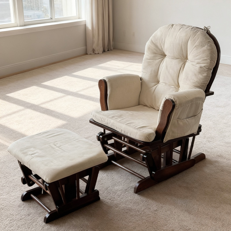 Kursi Goyang Kayu Modern untuk - Baby Nursery Chair ulasan dan harga