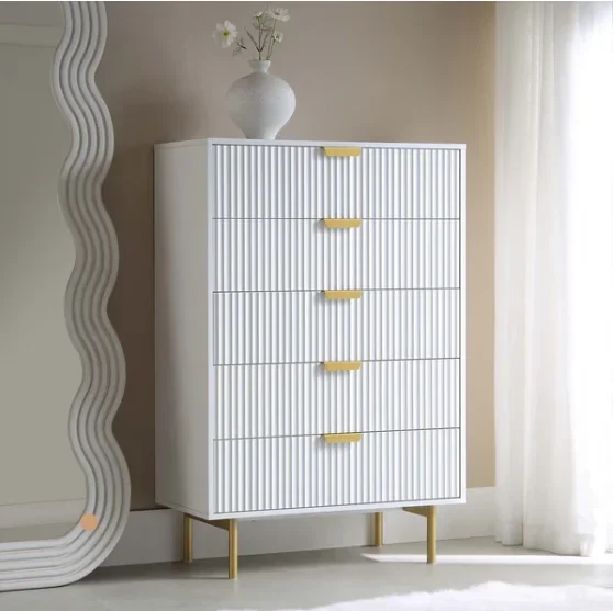 Ruang Penyimpanan Besar Gaya M - Drawer Dresser White ulasan dan harga