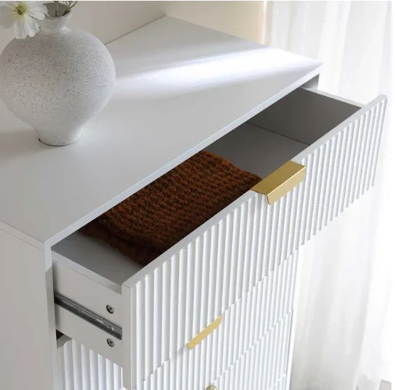 Ruang Penyimpanan Besar Gaya M - Drawer Dresser White ulasan dan harga