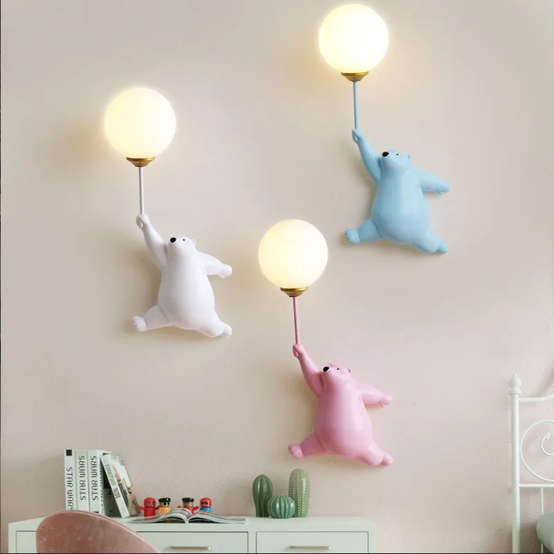 Lampu Dinding LED beruang kutu - Baby Nursery Wall Lights ulasan dan harga