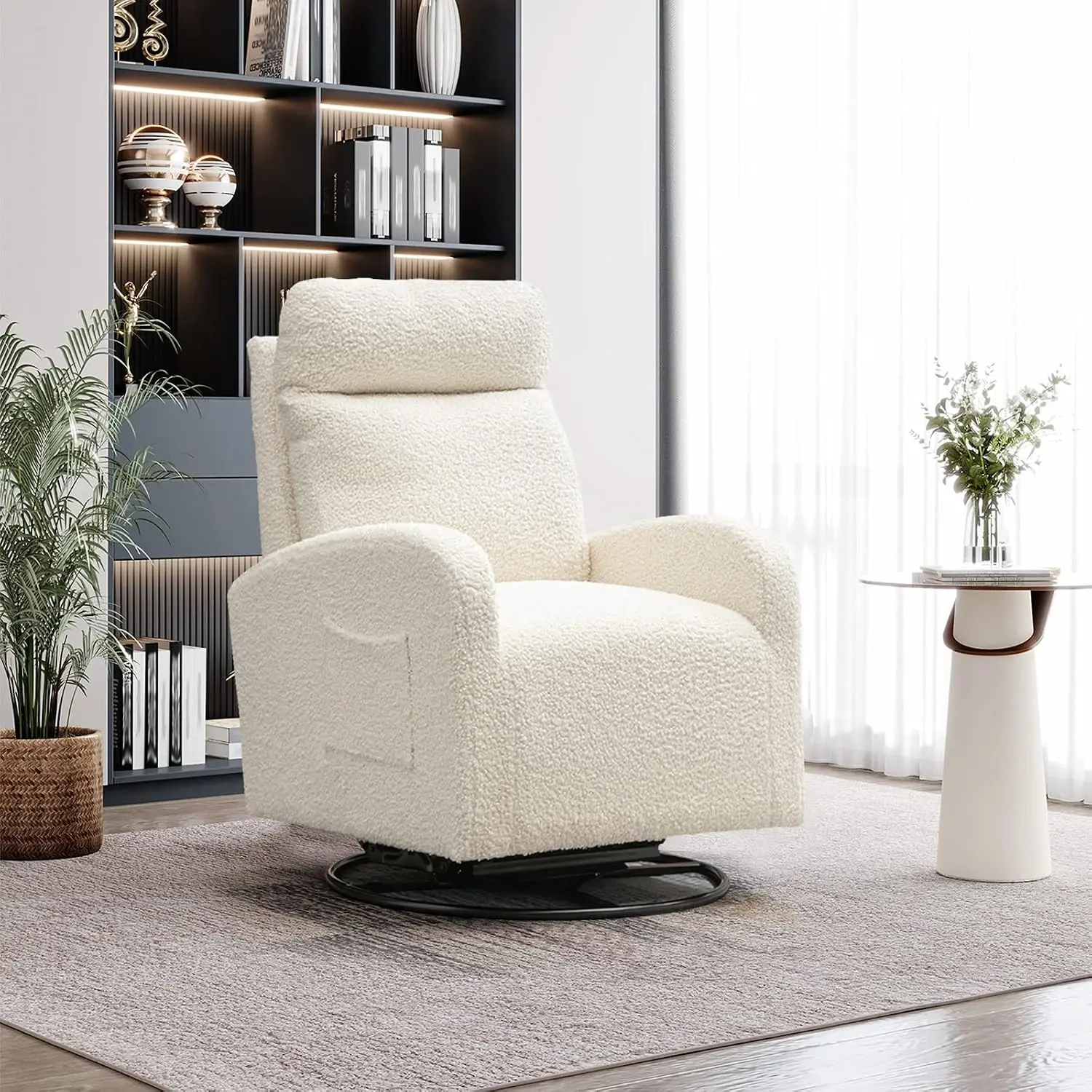 Kursi Ayun Putar Modern, Kursi - Baby Nursery Glider Chair ulasan dan harga