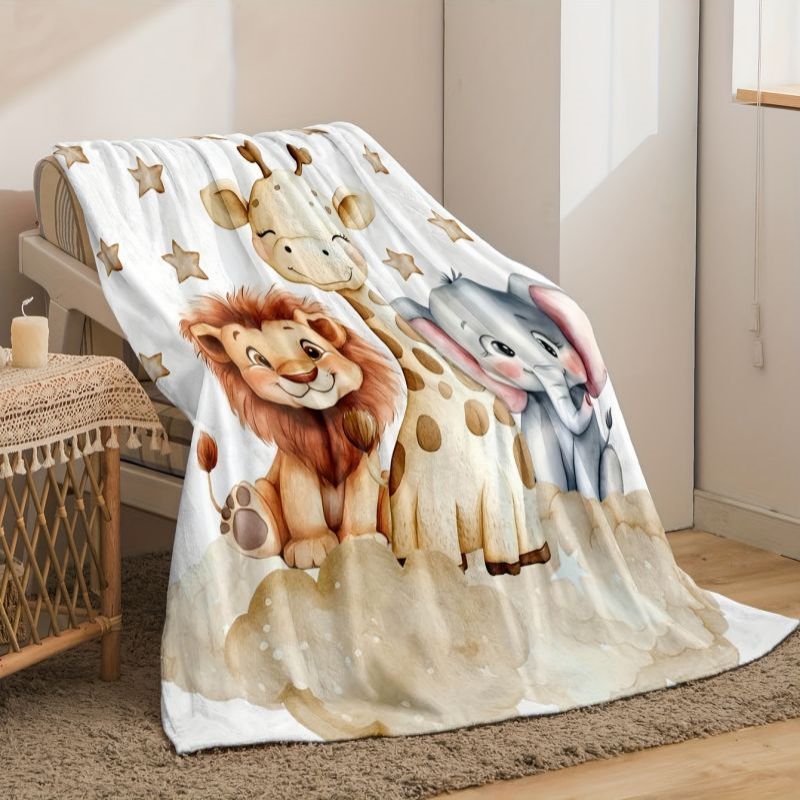 Selimut Flanel Motif Hewan Kar - Baby Nursery Accessories ulasan dan harga