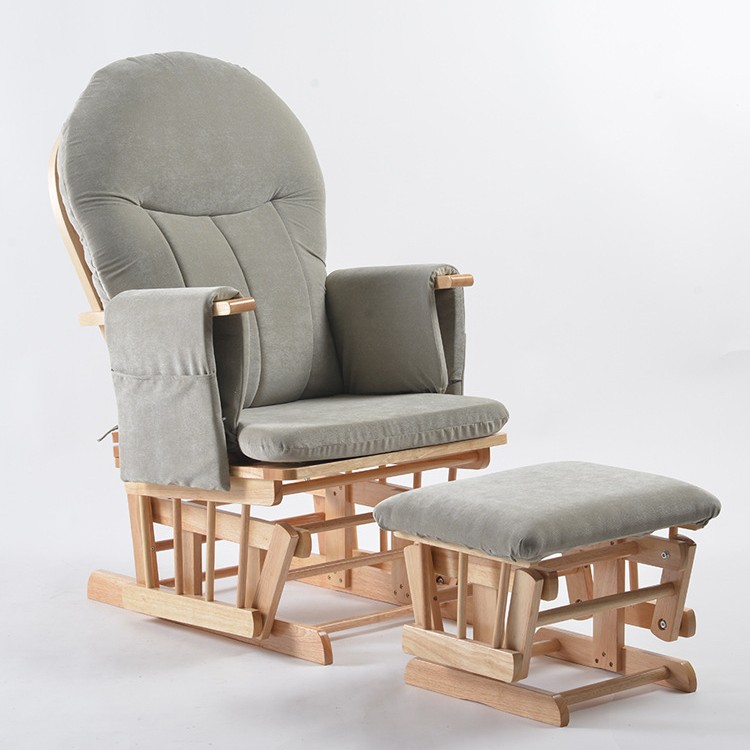 Kursi Menyusui Kayu Modern unt - Baby Nursery Glider Chair ulasan dan harga