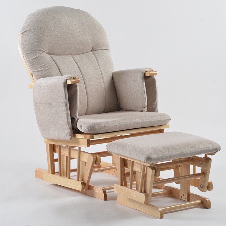Kursi Menyusui Kayu Modern unt - Baby Nursery Glider Chair ulasan dan harga