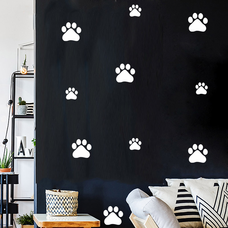 Kartun Anjing Kucing Berjalan  - Baby Nursery Decals ulasan dan harga