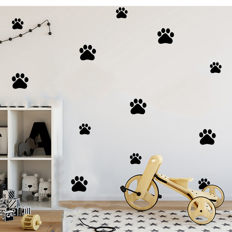 Kartun Anjing Kucing Berjalan  - Baby Nursery Decals ulasan dan harga