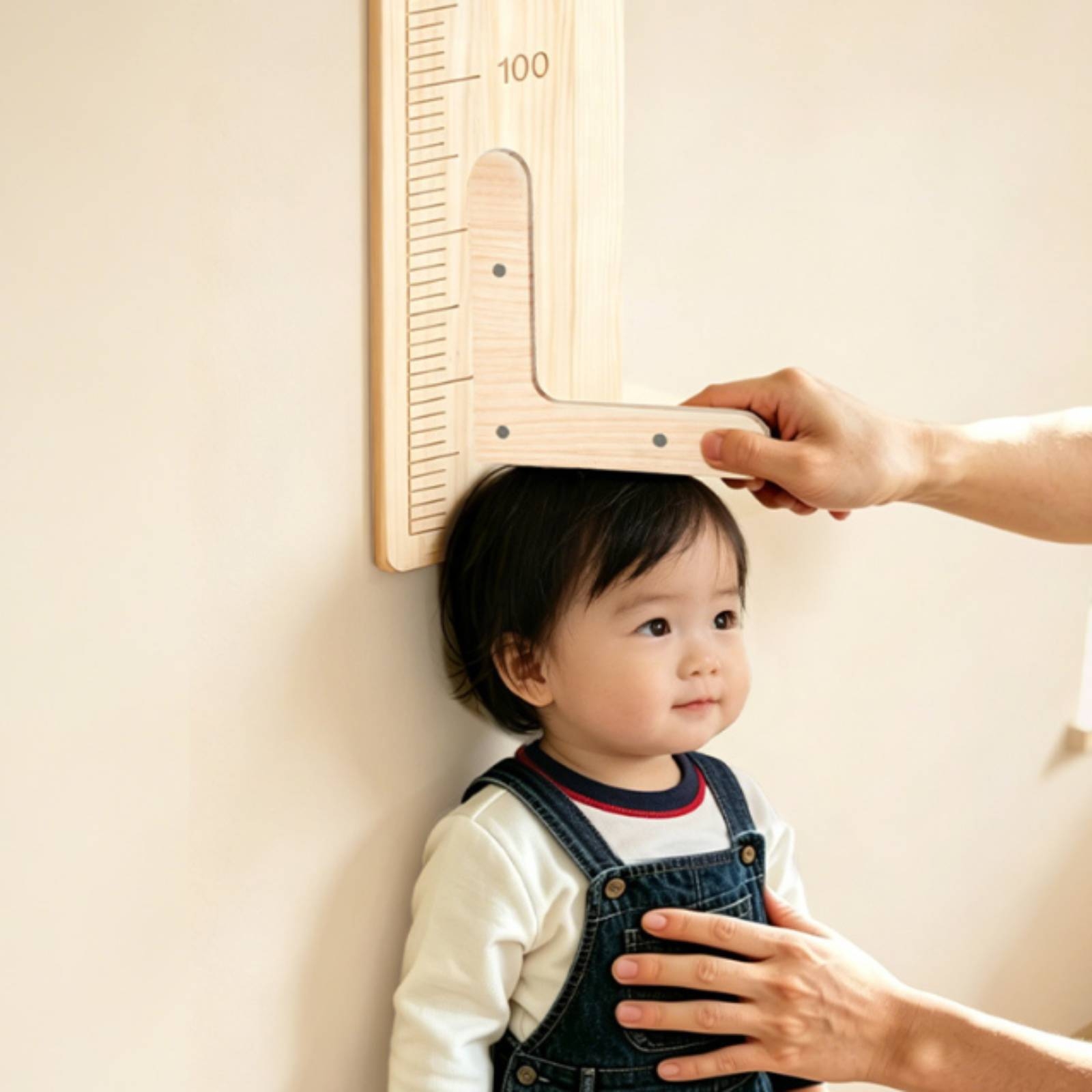 Pengukur Tinggi Badan Kayu Ben - Growth Chart Ruler ulasan dan harga