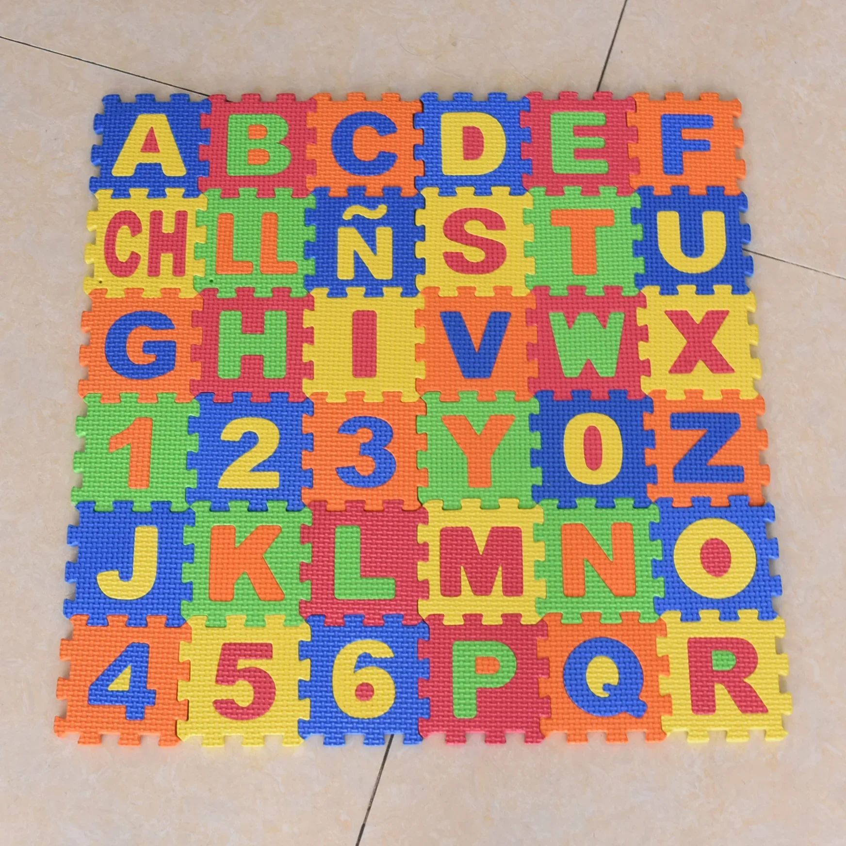 Tikar bermain 36 buah 9cm angk - Baby Nursery Pillow ulasan dan harga