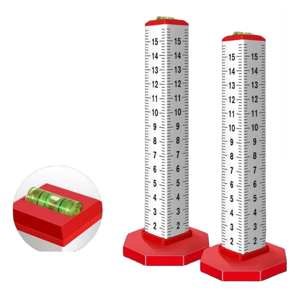 2 Buah Penggaris Perata Plafon - Growth Chart Ruler ulasan dan harga