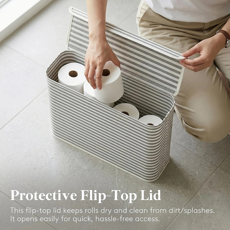 1 Buah Tempat Penyimpanan Tisu - Storage Basket Fabric ulasan dan harga