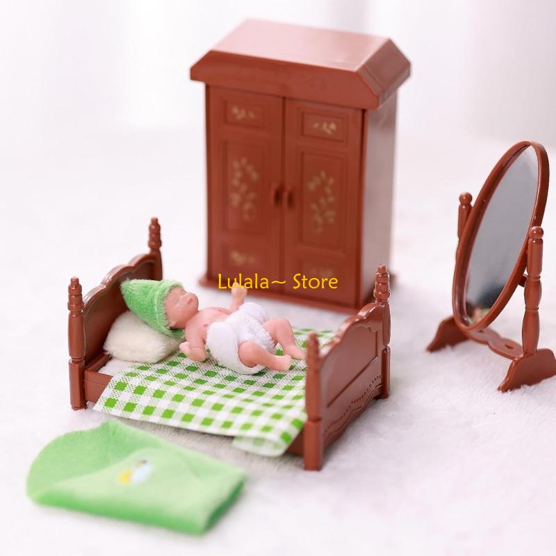 Y4QA 3Inch miniatur boneka bay - Baby Nursery Accessories ulasan dan harga