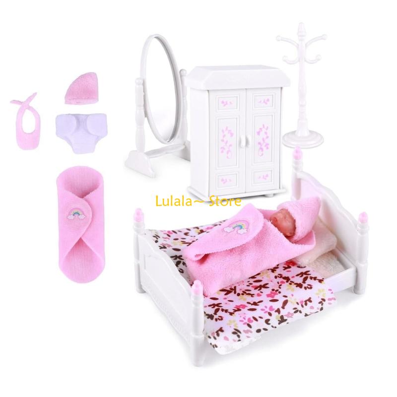 Y4QA 3Inch miniatur boneka bay - Baby Nursery Accessories ulasan dan harga